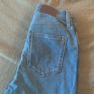 Madewell high rise acid wash jeans